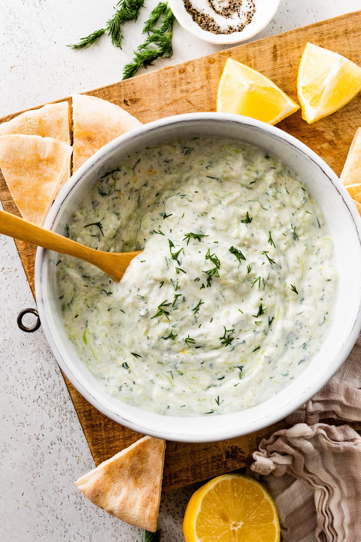 Easy Tzatziki Greek Yogurt Cucumber Sauce Wellness Wealth Journey