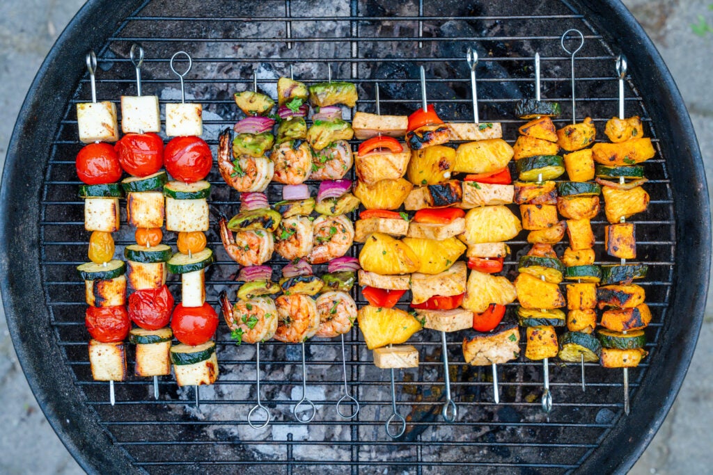 4 Skewer Recipes to Cook Over a Campfire