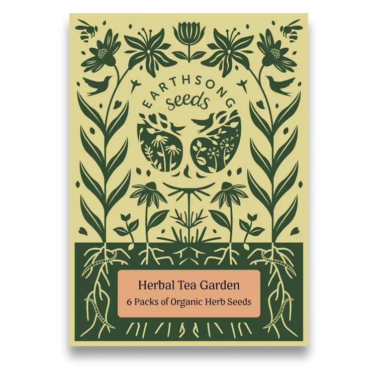 Herbal Tea Garden | 6 Organic Herb Seeds