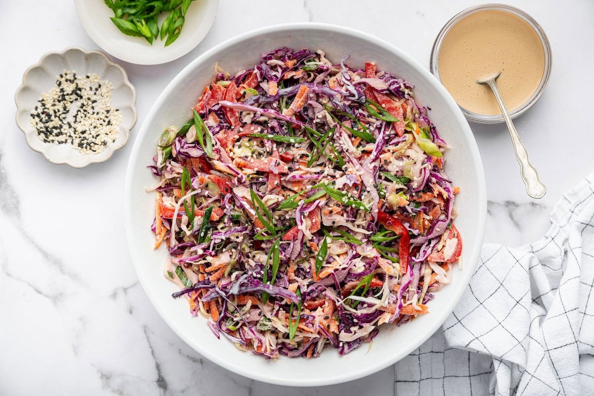 Easy Asian Slaw Recipe – Eating Bird Food