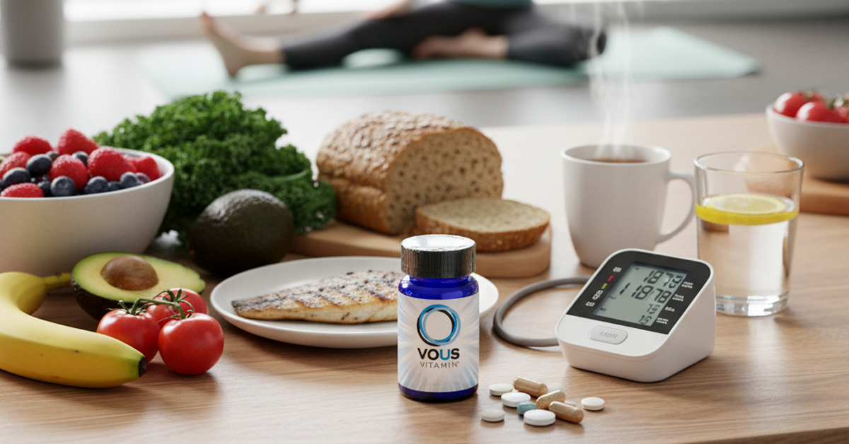 Simple Lifestyle Changes and Personalized Vitamins May Contribute to Blood Pressure Reduction