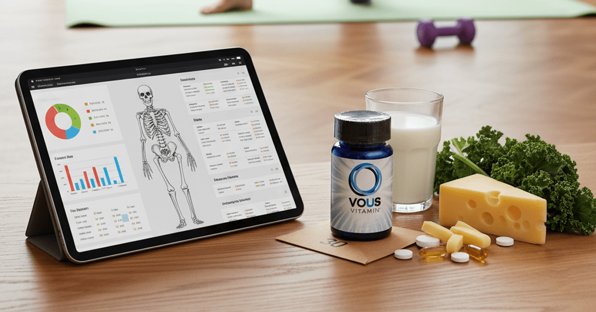 A Holistic Approach to Bone Health Includes Lifestyle Changes and Personalized Vitamins