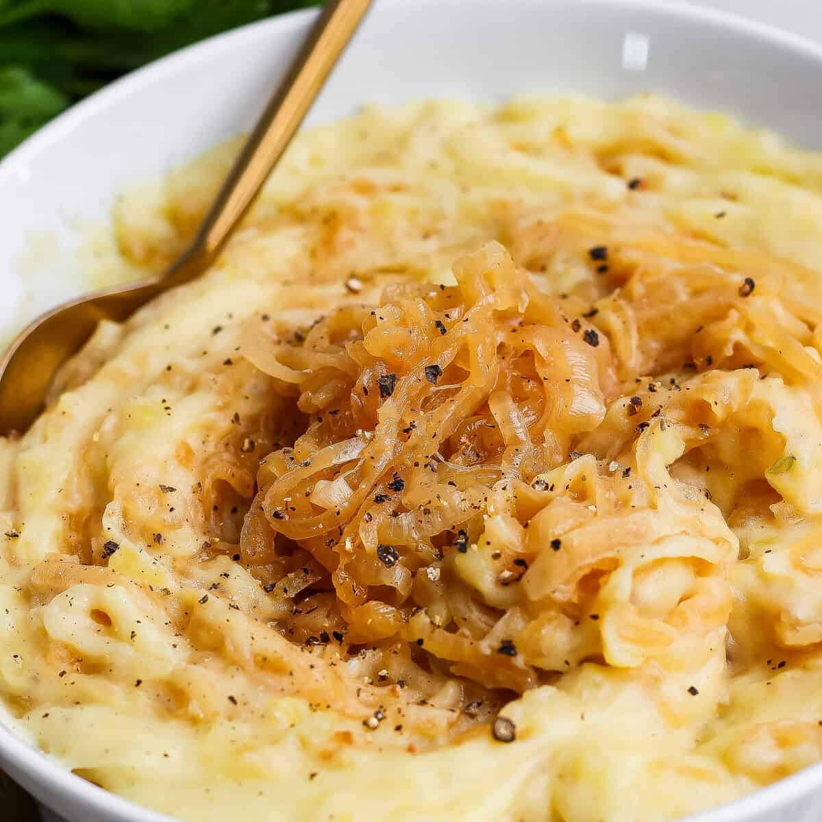 Caramelized Onion Mashed Potatoes Recipe