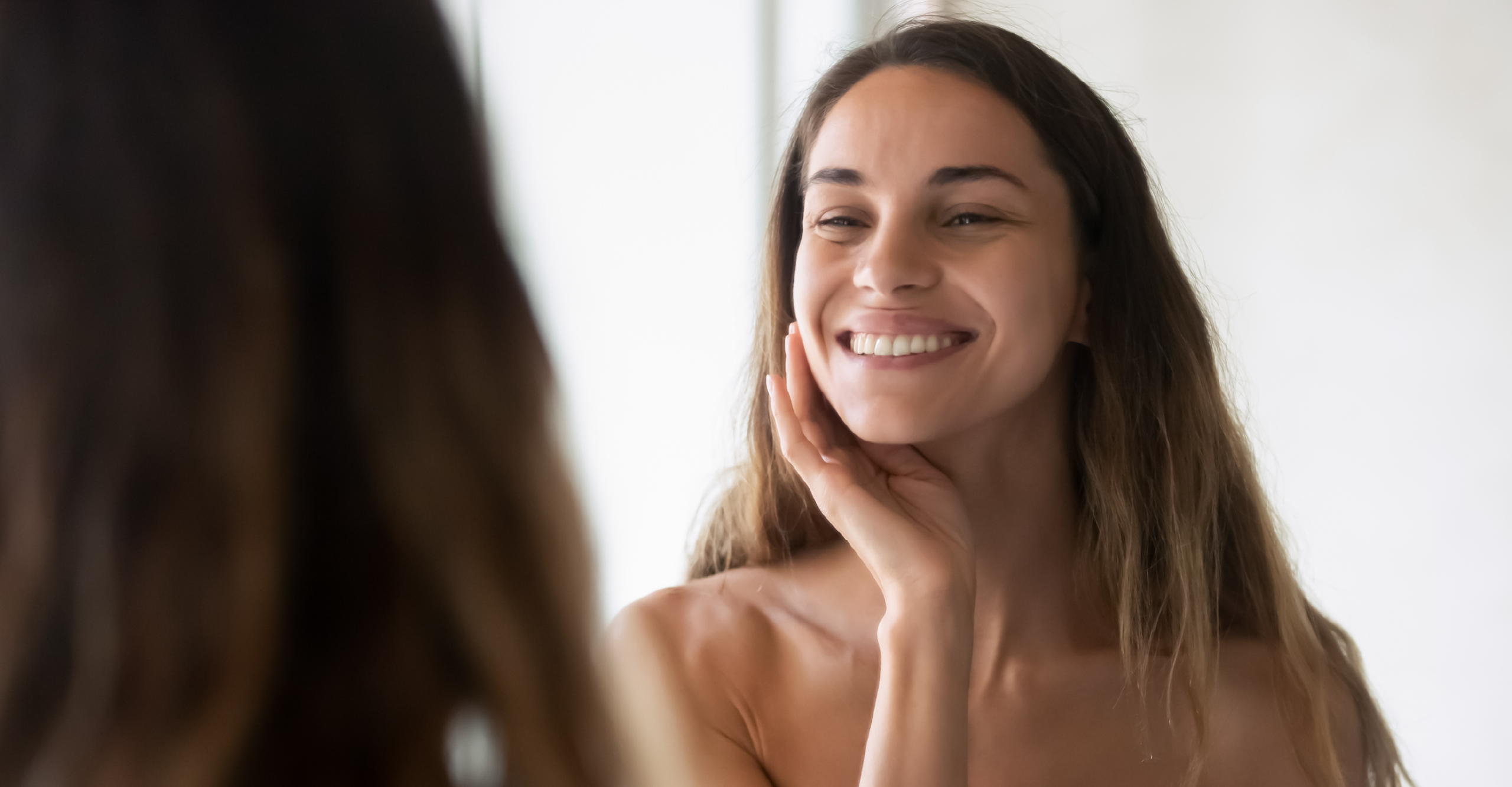 woman with nice skin 