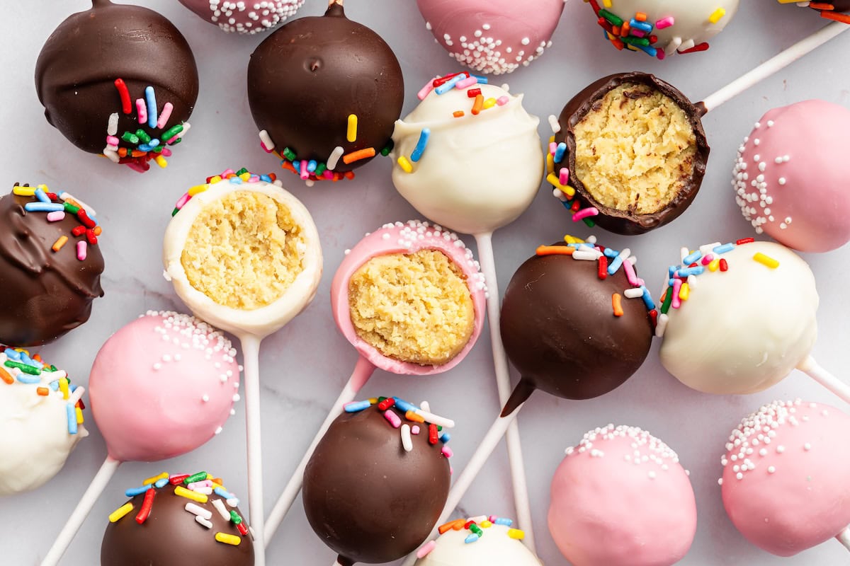 Homemade Cake Pops Made Healthier