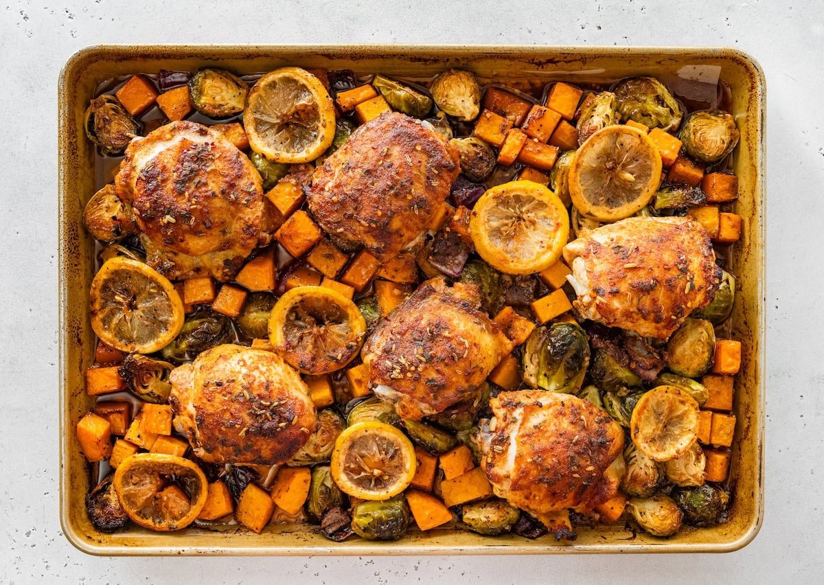 Sheet Pan Chicken and Veggies (Easy Weeknight Dinner)