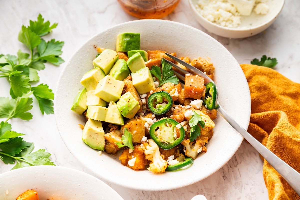 Sheet Pan Hot Honey Chicken with Veggies