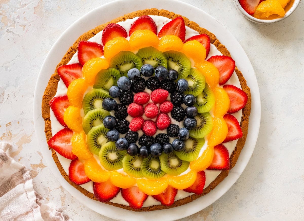 Easy Fruit Pizza Recipe – Eating Bird Food