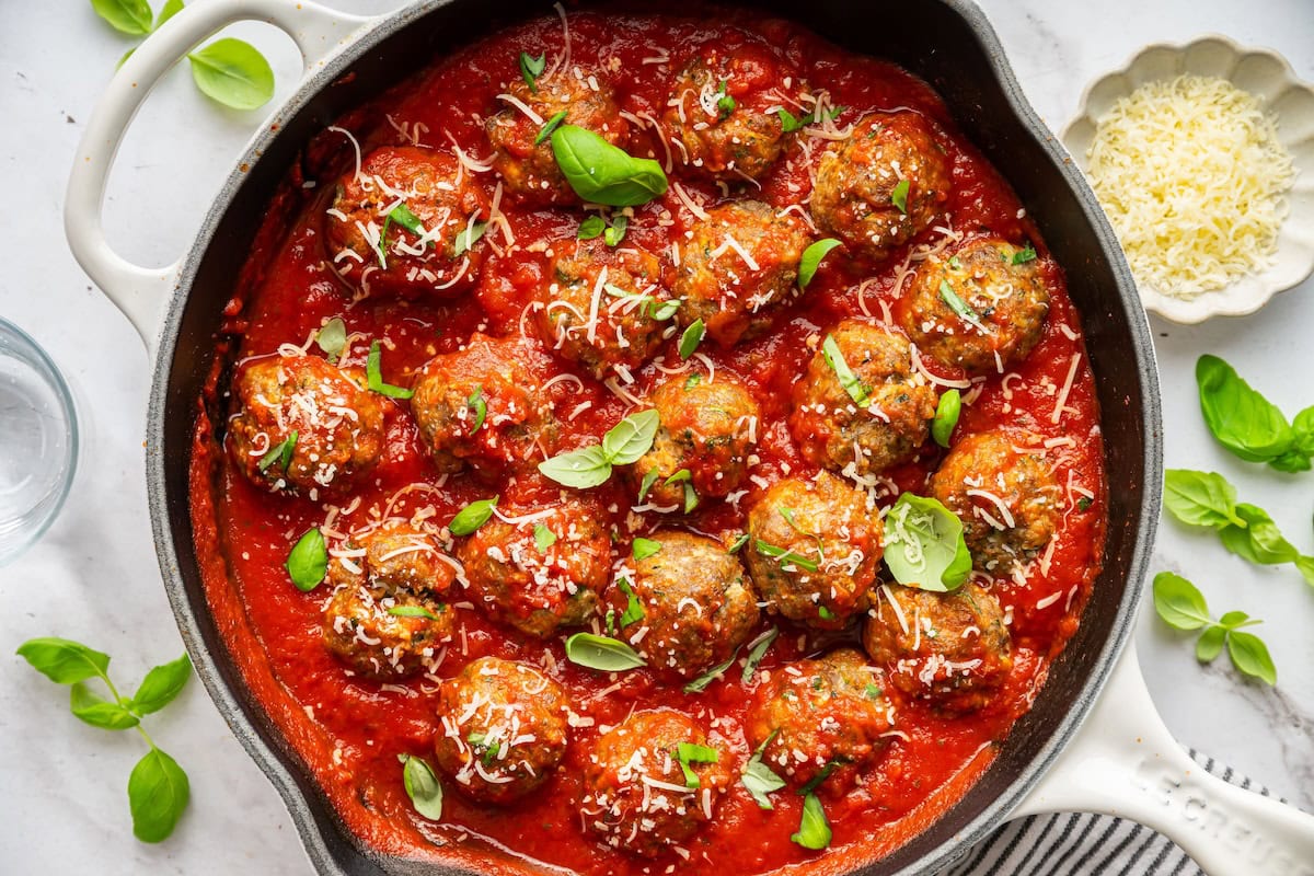 Zucchini Meatballs with Ground Beef