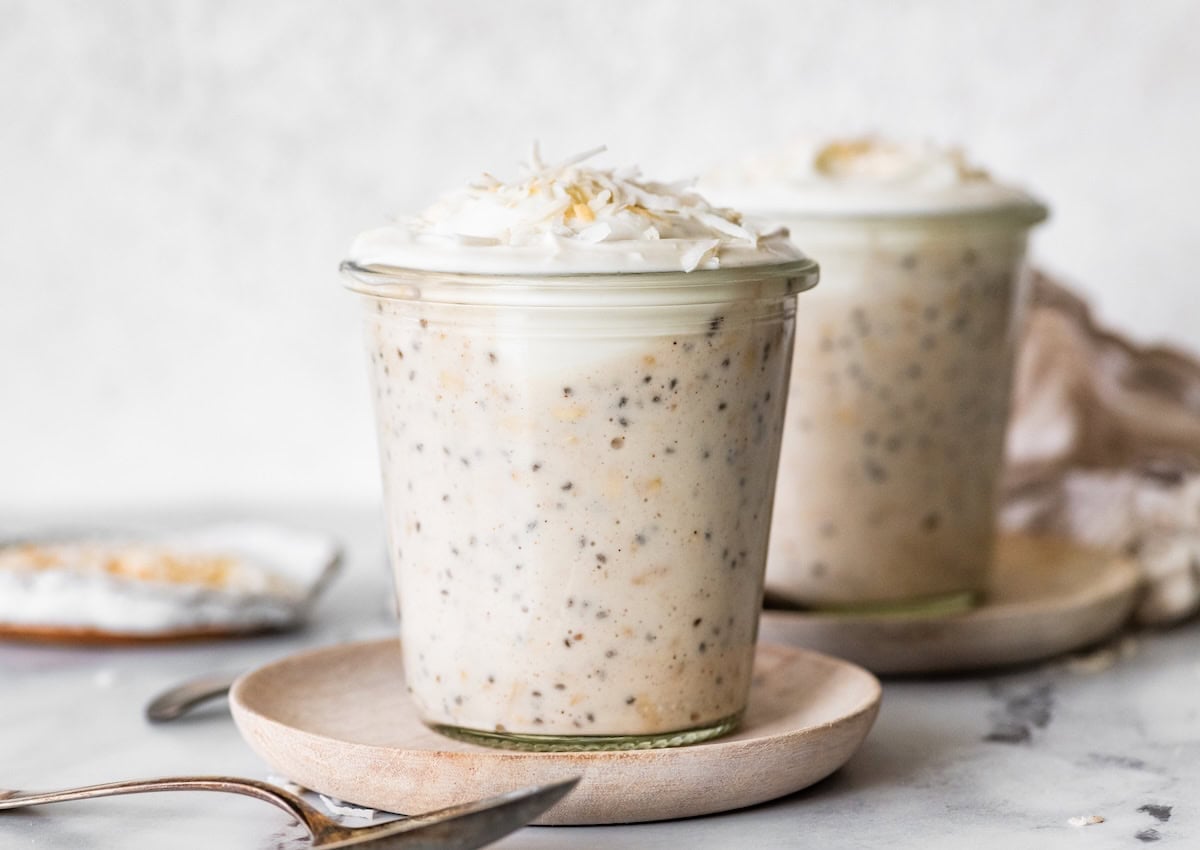 Coconut Cream Pie Overnight Oats