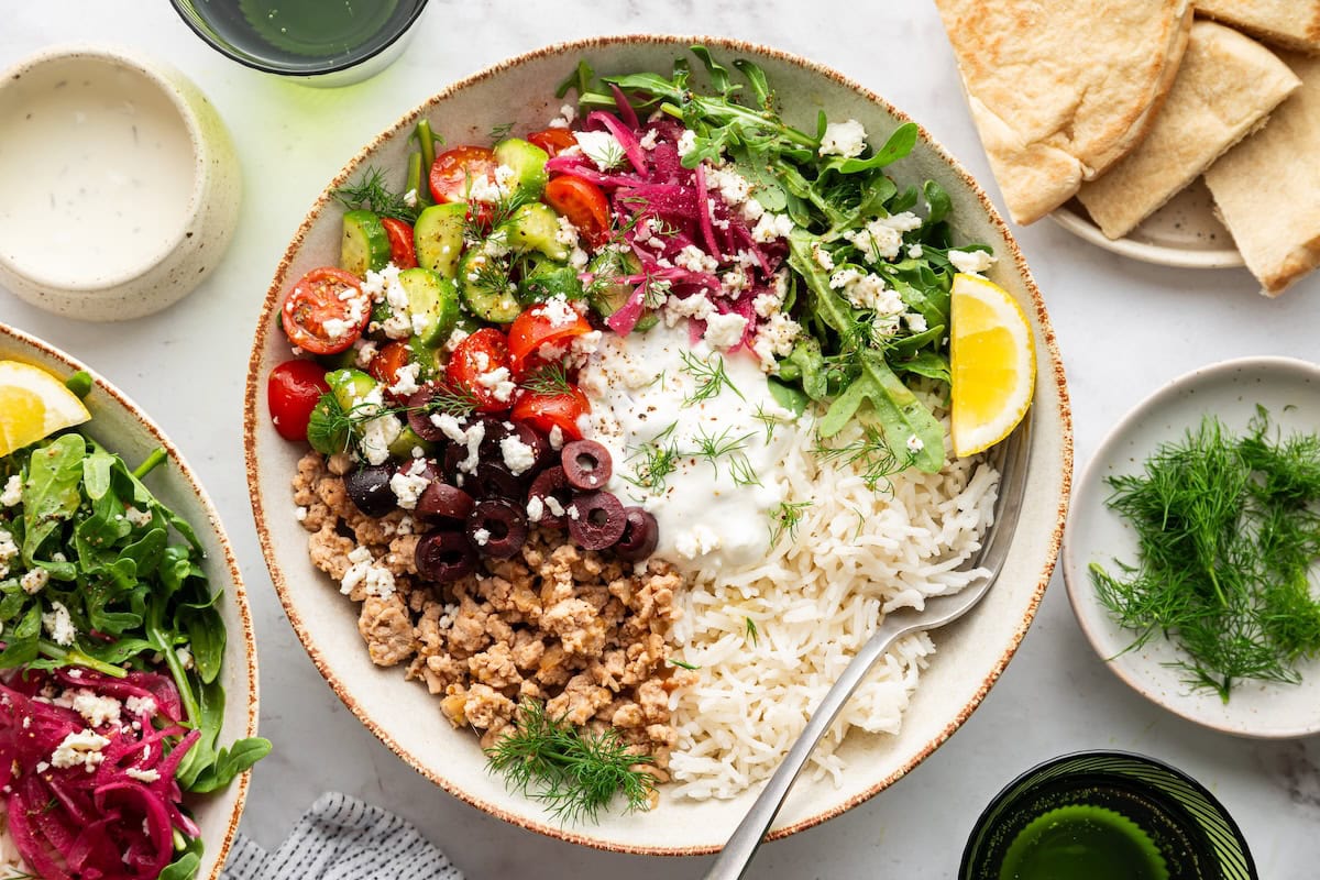 Greek Turkey Bowls – Eating Bird Food