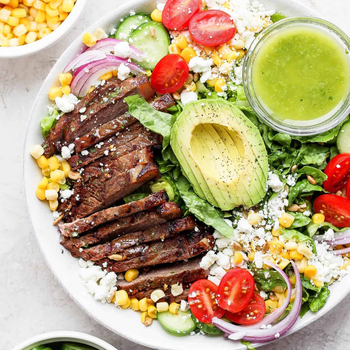 Steak Salad with the Best Steak Salad Dressing