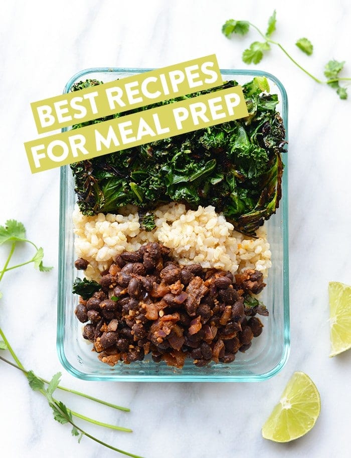 A colorful collection of prepared meals for the week