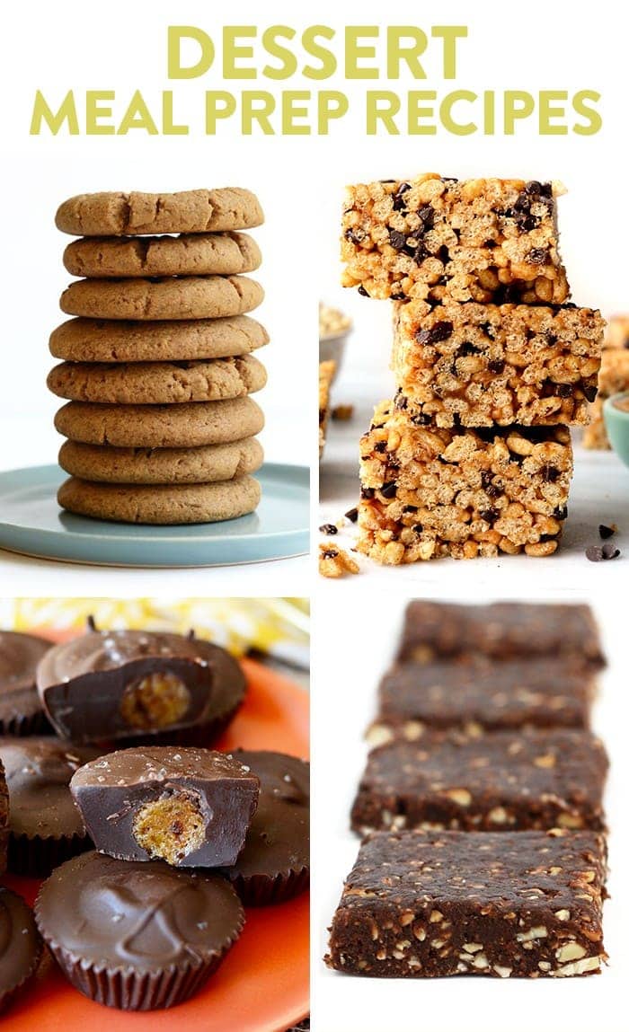 Sweet meal prep snacks and treats