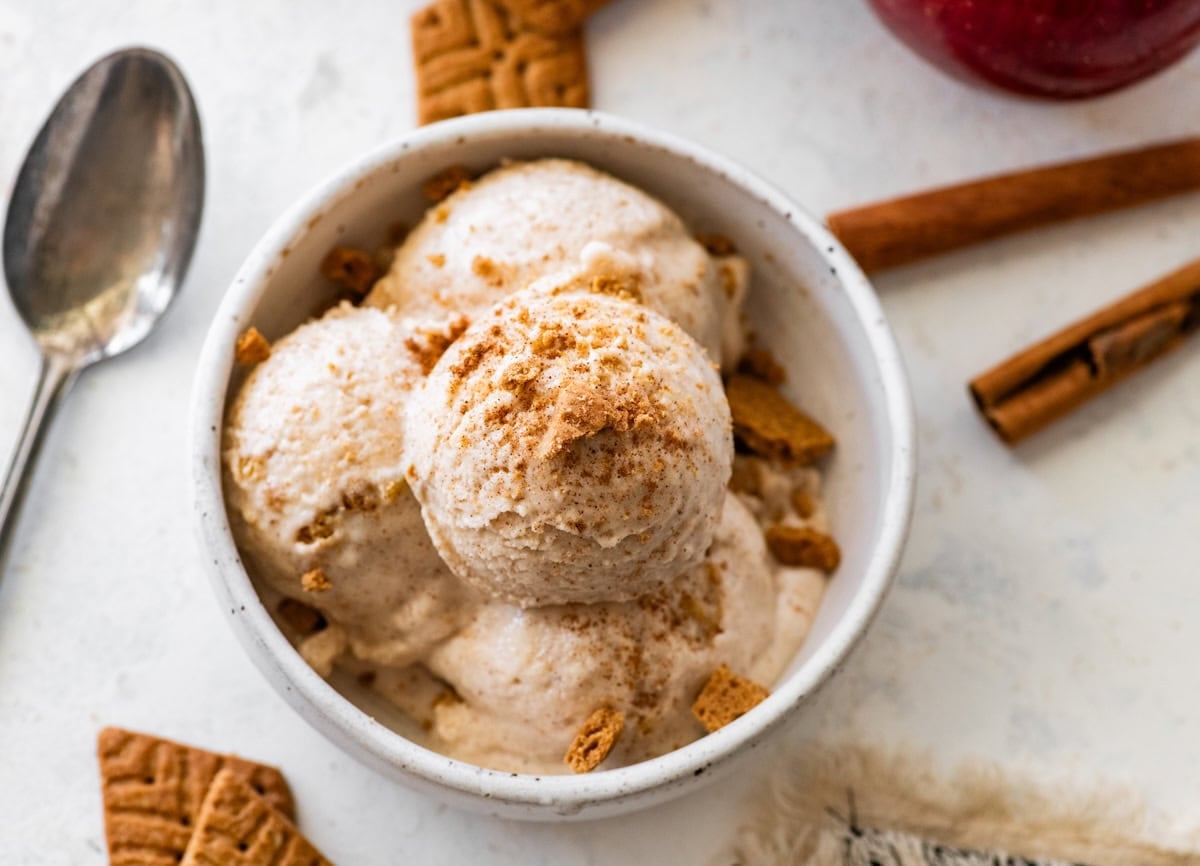 High-Protein Apple Pie Ice Cream