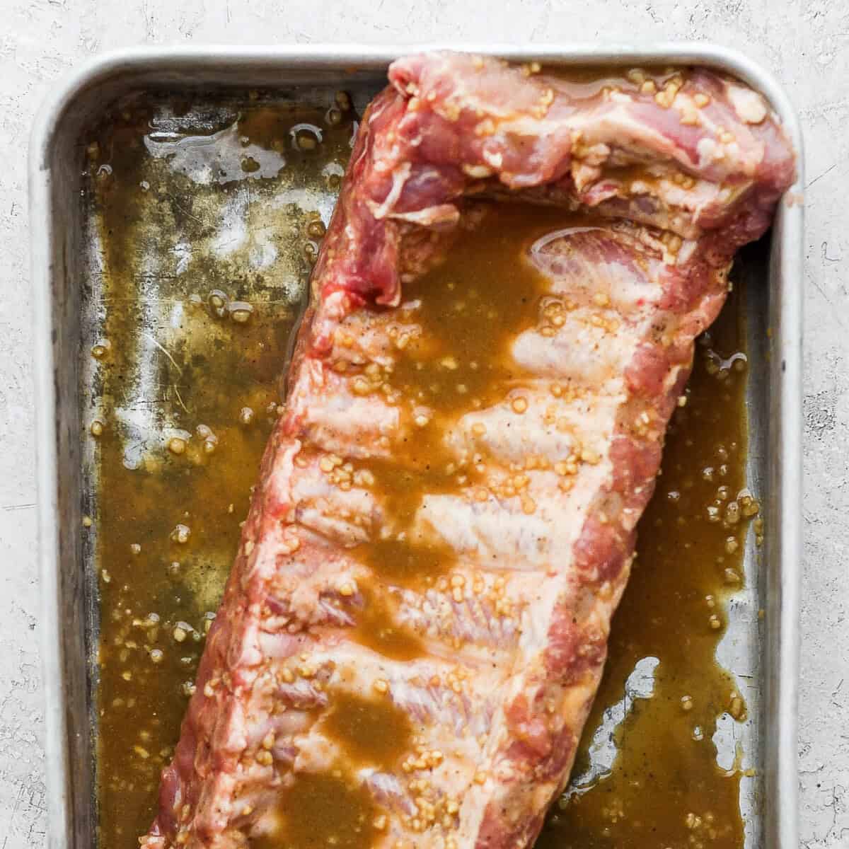 Rib Marinade Recipe (Maple Dijon)