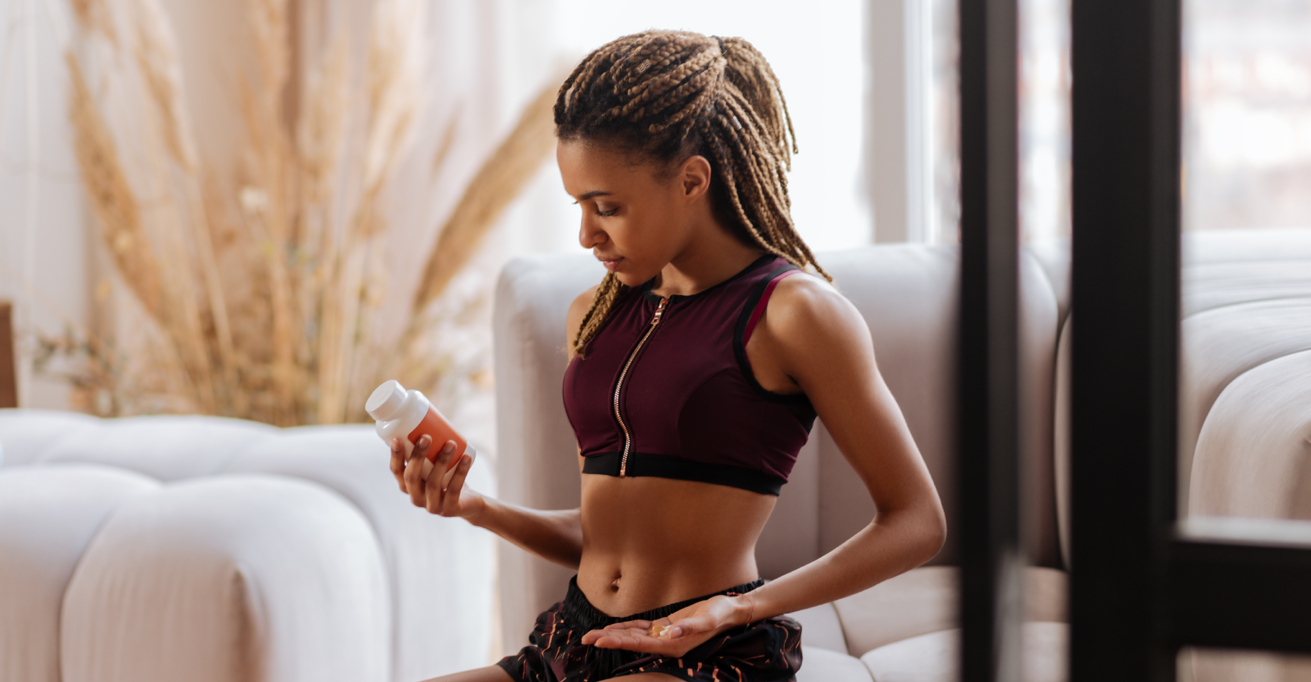active young woman
