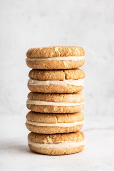 Gluten Free Snickerdoodle Sandwich Cookies